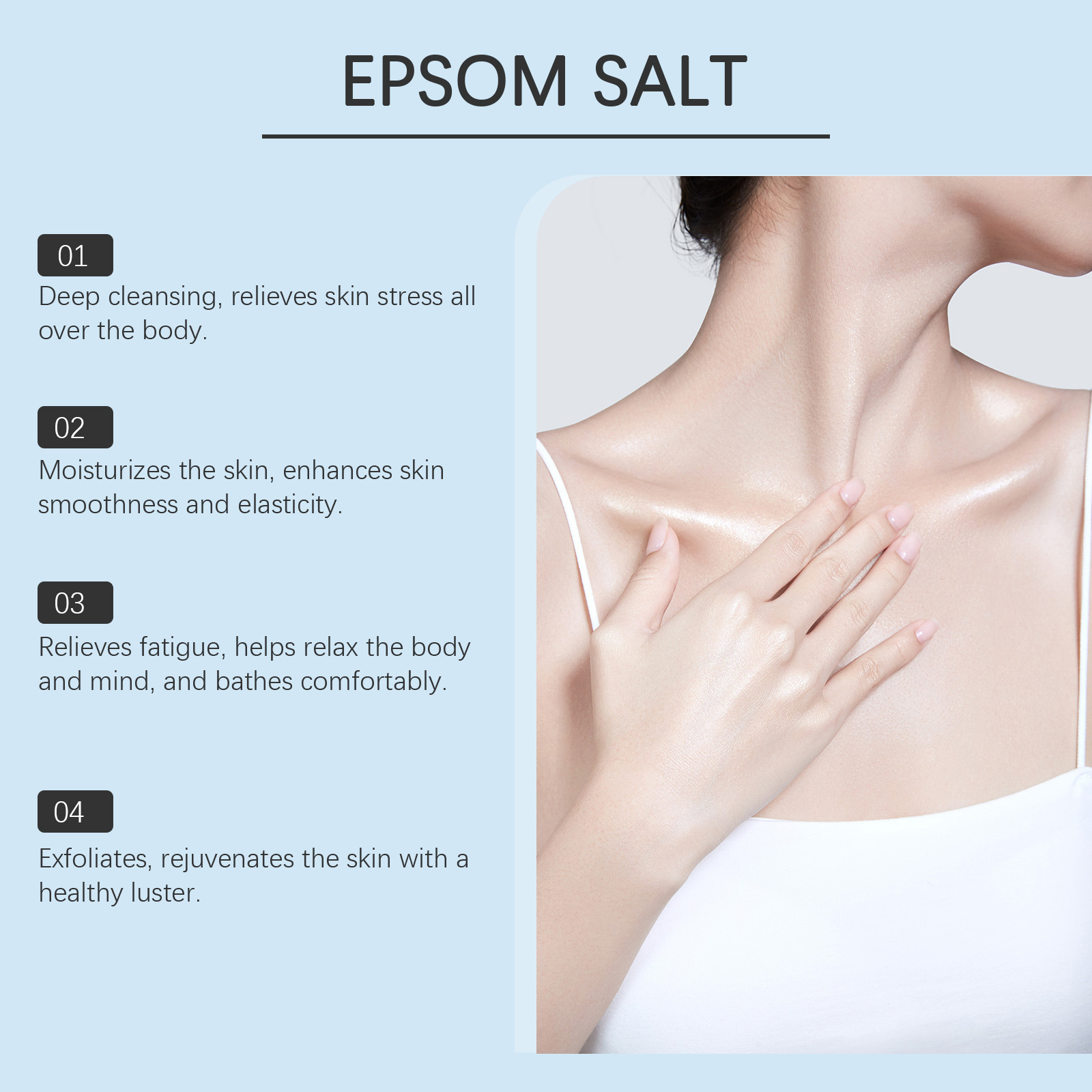 OceAura Epsom Salt Bath Stress - Bath Salts Magnesium 评论和价格