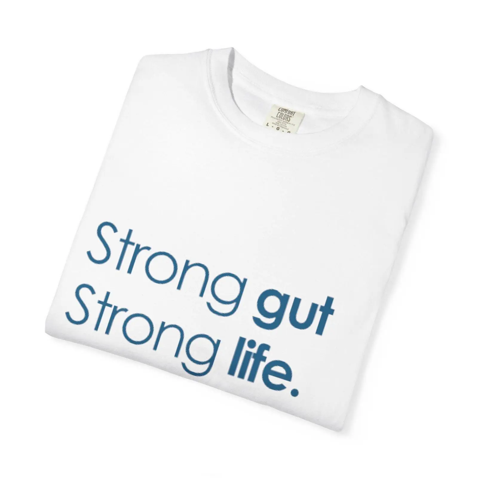 Strong Gut Life Slogan T Shirt - Health Wellness Lifestyle 评论和价格