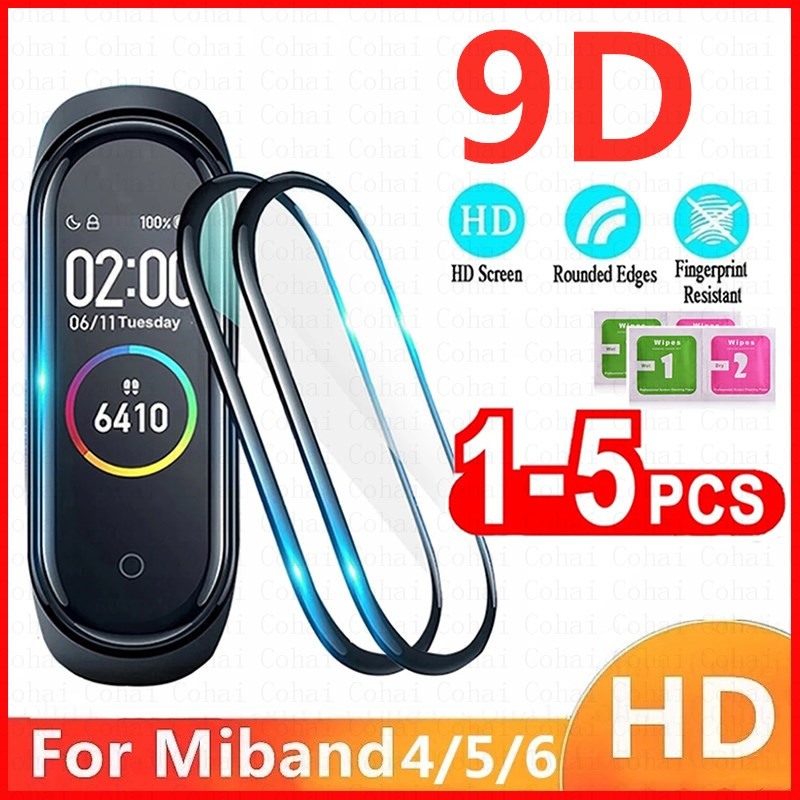 9D Tempered Glass For Xiaomi M - Health Wellness Bracelet 评论和价格