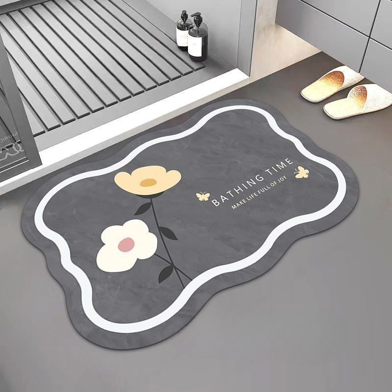 Nordic Bathroom Absorbent Pad  - Bamboo Bath Mat 评论和价格