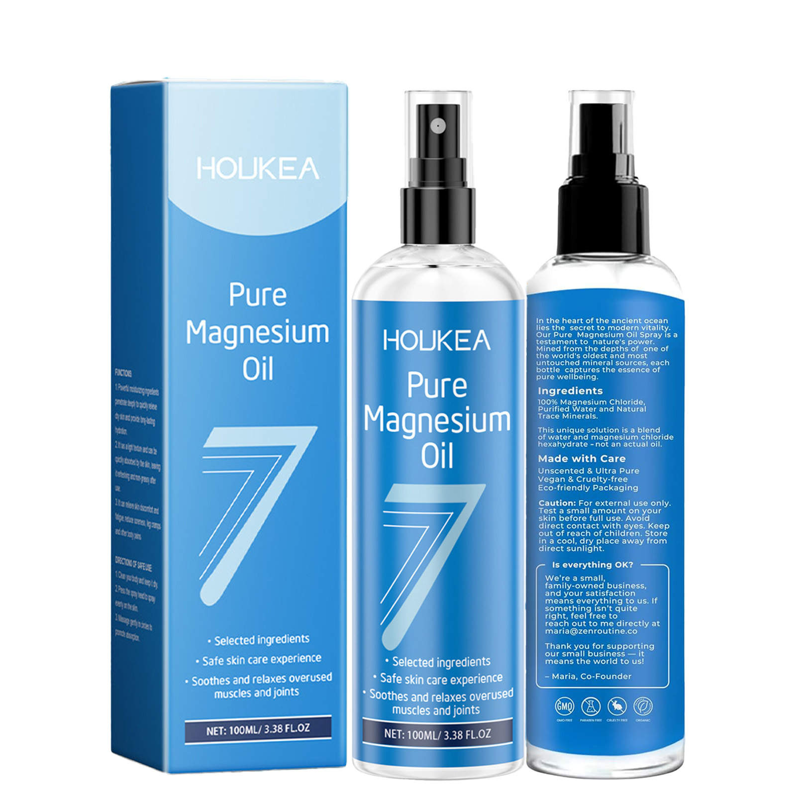 Pure Magnesium Oil Spray Grade - Bath Salts Magnesium 评论和价格