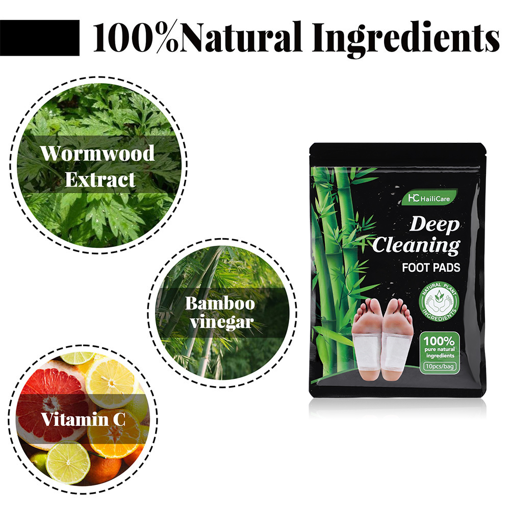 10pcs Mugwort Bamboo Charcoal  - Detox Foot Patch 评论和价格
