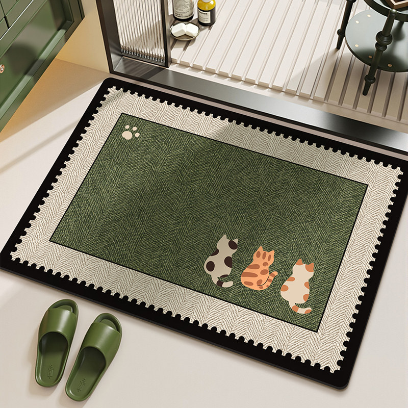 VIKAMA Minimalist Ins Style Ma - Bamboo Bath Mat 评论和价格