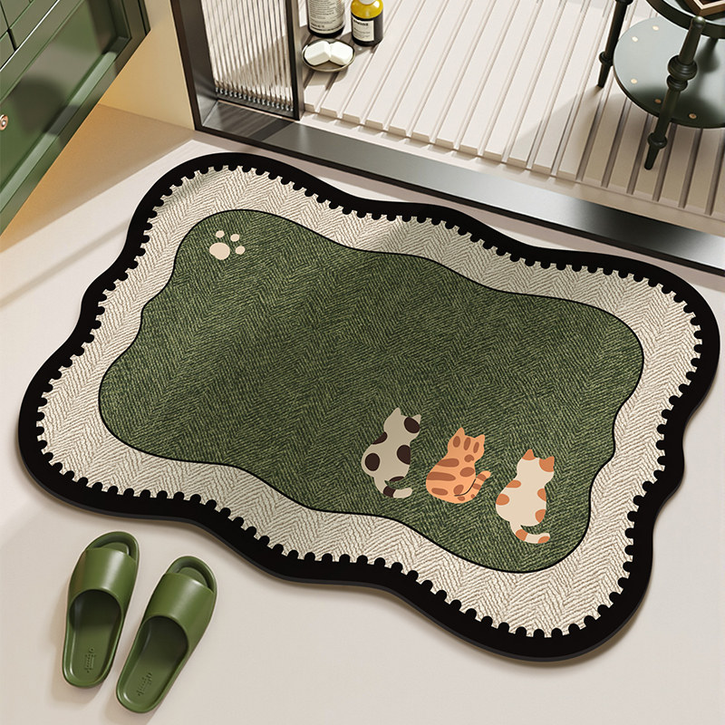 VIKAMA Minimalist Ins Style Ma - Bamboo Bath Mat 评论和价格