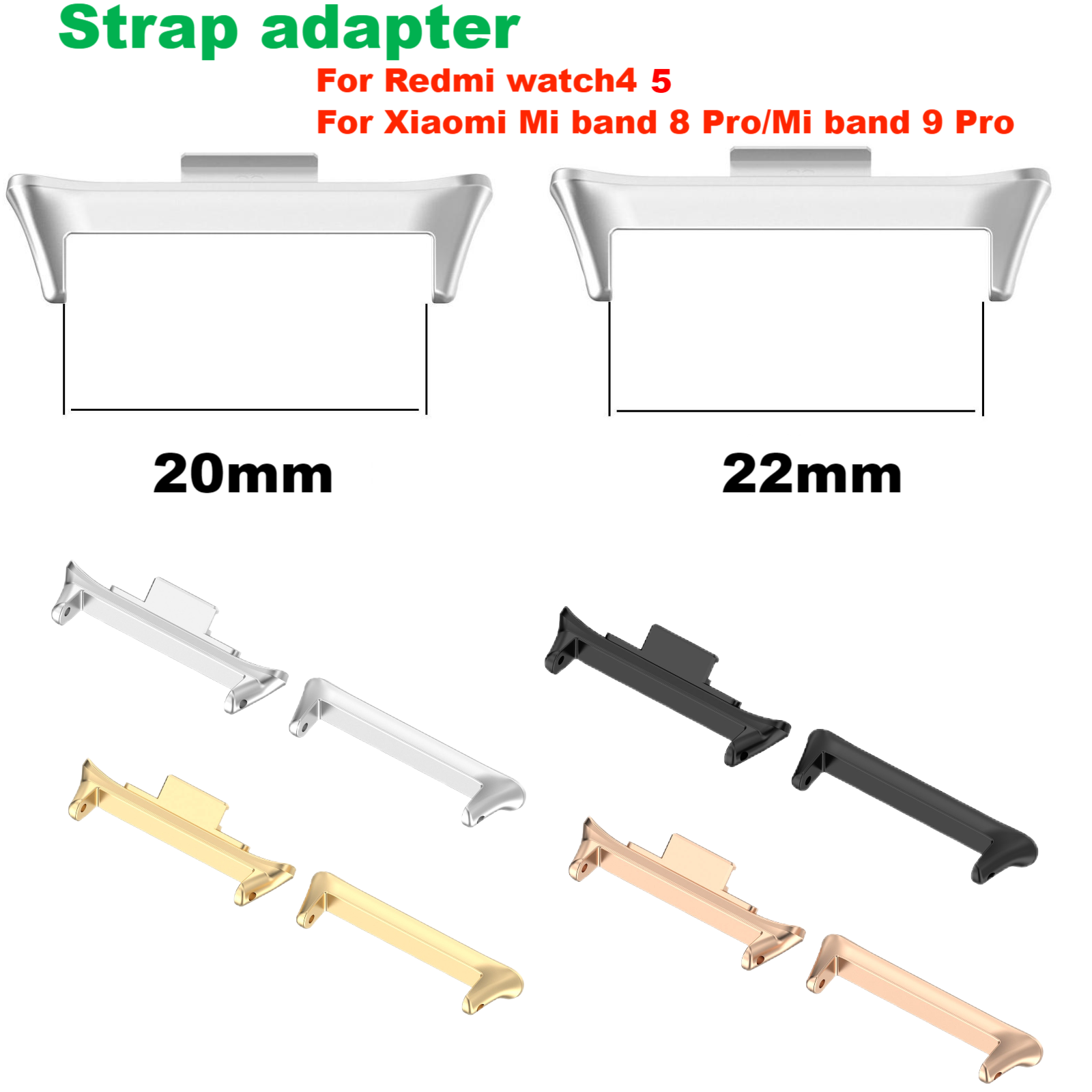1 Pair Adapter for Redmi Watch - Health Wellness Bracelet 评论和价格