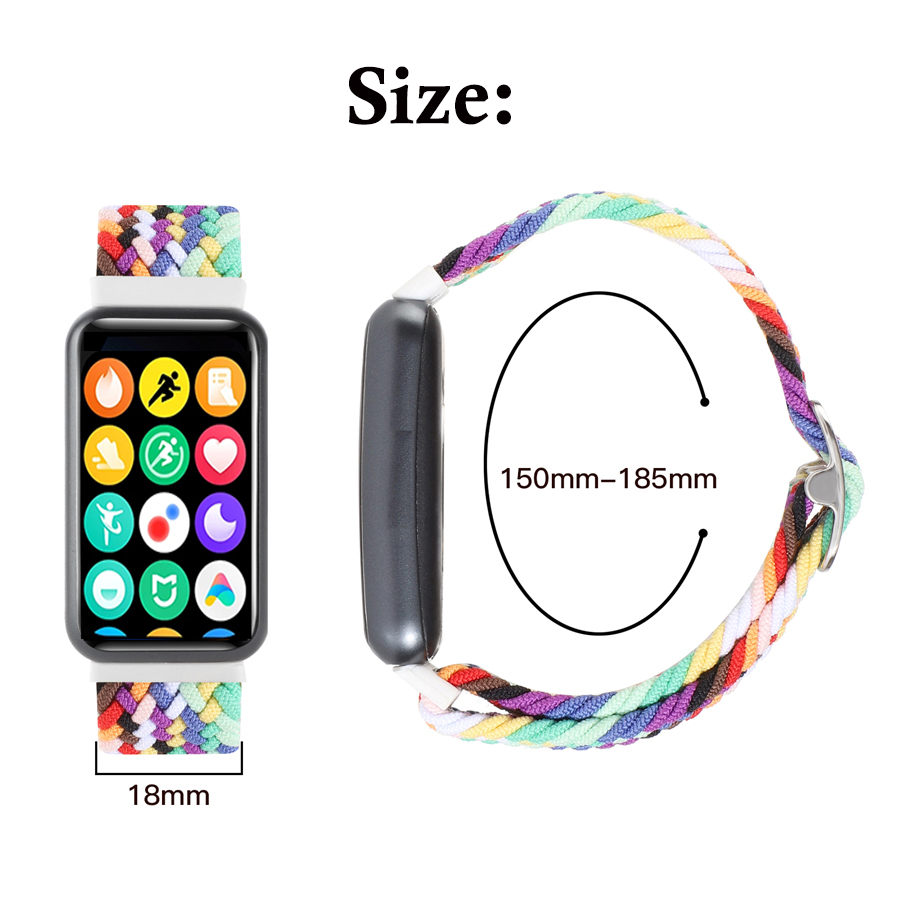 Nylon Braided Strap for Xiaomi - Health Wellness Bracelet 评论和价格