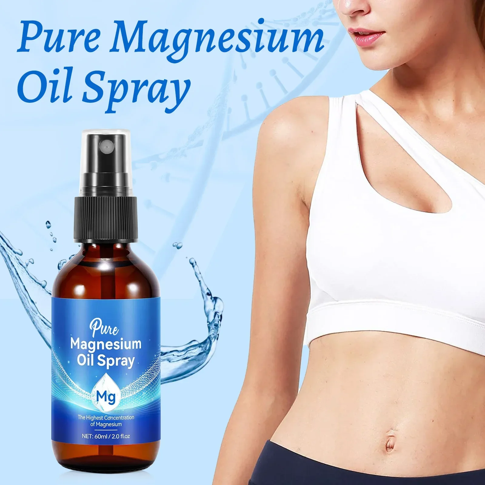 Magnesium Body Oil Spray 60ml  - Bath Salts Magnesium 评论和价格